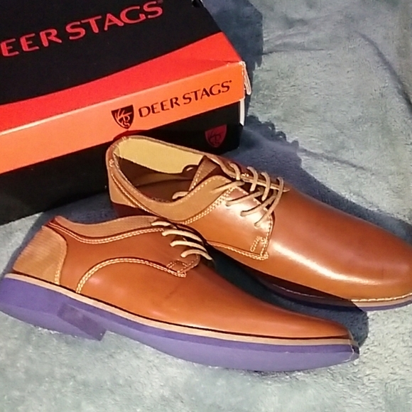 Nordstrom Deer Stag Boys Dress Shoes - Picture 1 of 4